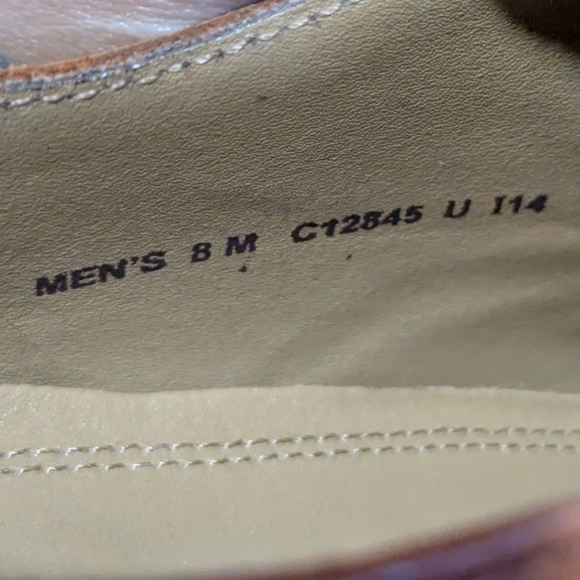Cole Haan Mens Colton C12845 Distressed Brown Nubuck Wingtip Lace-up Oxfords 8 main image 4